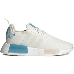Adidas White and Blue Retro-Inspired Sneakers